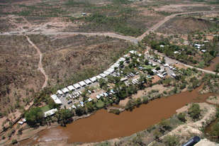 Picture Aerial view of Monndarra Accommodation Village, near the Mt Isa Airport